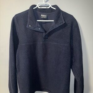 Eddie Bauer Navy Fleece Pullover